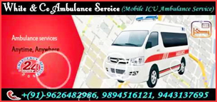 White & Co Ambulance in chengalpattu