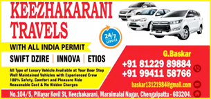 Keezhakarani Travels in chengalpattu
