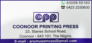 Coonoor Printing Press in ooty